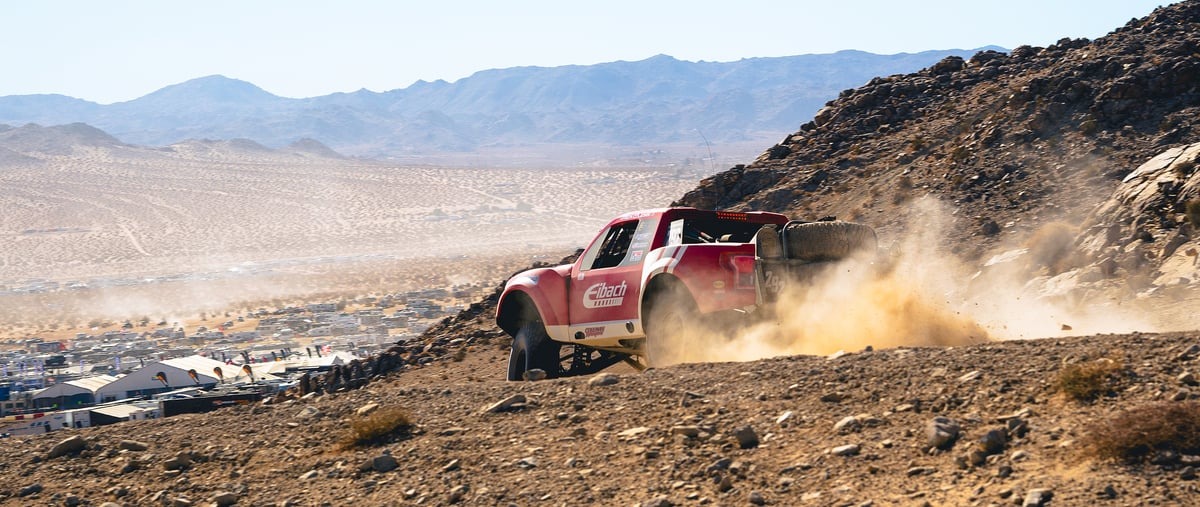 Eibach sponsored Jason Coleman racing King of the Hammers